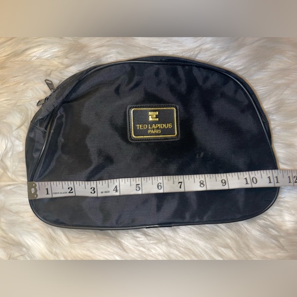 Ted Lapidus, Paris, Makeup Case Black Gold Label 80s - Picture 5 of 9
